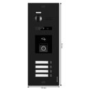 BALTER EVO HD RFID/FINGERPRINT Video Türsprechanlage SW 4-FAM 4x WiFi Monitor WS