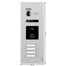 BALTER EVO HD RFID/FINGERPRINT Video Türsprechanlage Silb 4FAM 4xWiFi Monitor WS