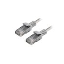 Netztwerkkabel Patchkabel mit RJ45 Stecker Grau 2 m
