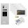 BALTER EVO HD RFID/FINGERPRINT Video Türsprechanlage Silber 1-FAM 4xMonitor Weiß