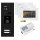 BALTER EVO HD RFID/FINGERPRINT Video Türsprechanlage Black 2-FAM 3x Monitor Weiß