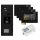 BALTER EVO HD RFID/FINGERPRINT Video Türsprechanlage Black 2-FAM 4x Monitor