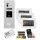 BALTER EVO HD RFID/FINGERPRINT Video Türsprechanlage Silb 2FAM 3xWiFi Monitor WS