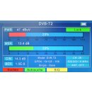 Summit SCT 845 SE Satelliten Messgerät Sat Finder für DVB-S/S2/S2X, T/T2, C Digitales Messgerät mit 4,3" TFT LCD Display inkl. Steckernetzt
