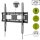 Goobay TV Wandhalterung PRO FIXED M / Black 32 bis 55 Zoll / bis 50kg