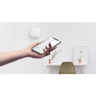 AJAX Alarmzentrale Hub Kit GSM LAN APP Steuerung Starter Paket Schwarz