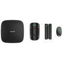 AJAX Alarmzentrale Hub Kit GSM LAN APP Steuerung Starter Paket Schwarz