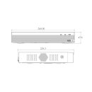 GOLIATH 8 Kanal NVR IP Rekorder | 4 MP | 8x PoE bis 4 MP | H.265+ | Mobile App | EASY Serie