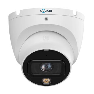 GOLIATH IP Dome Kamera | 8 MP | 2.8mm | Smart Dual Light| 30m IR | Mikrofon | PoE | 4K Basic Serie