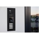BALTER EVO HD RFID FINGERPRINT Türstation für 4 Familienhaus Black