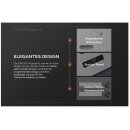 BALTER EVO HD RFID FINGERPRINT Türstation für 4 Familienhaus Black