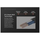 BALTER EVO HD RFID FINGERPRINT Türstation für 4 Familienhaus Black