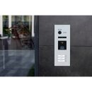 BALTER EVO HD RFID FINGERPRINT Türstation für 3 Familienhaus Silber
