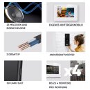 BALTER EVO HD RFID FINGERPRINT Türstation für 4 Familienhaus Silber