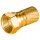 F-Schraubstecker 51870 WEF 7,3 C "Gold" BIG NUT