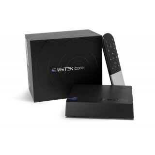 WeTek Core Mini Android Box Full HD 1080p 4K WIFI Quad-Core Mediacenter IPTV Applikationen Video Musik Netflix