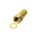 F-Stecker 7mm Breite Mutter Vergoldet mit Gummidichtung