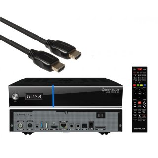 GigaBlue UHD TRIO 4K DVB-S2X &amp; DVB-T2/C Linux SAT IP Multiroom Hybrid Receiver