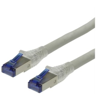 NetzwerkPatchkabel Kat.6A S/FTP (PiMF), Massivdraht, grau, 30m